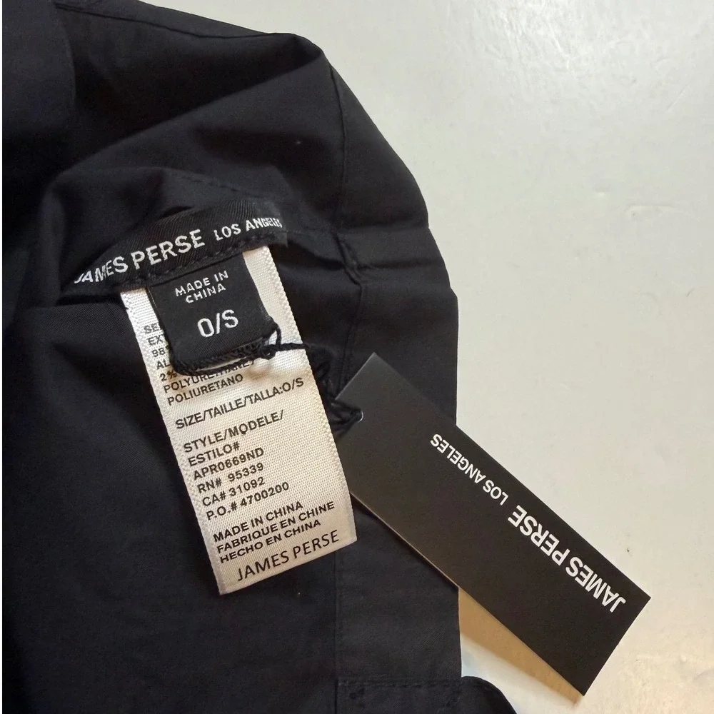 James Perse Live Nation Black Tote Bag New NWT